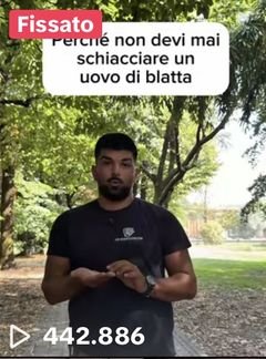 Video TikTok di FP Disinfestazioni: perché non devi mai schiacciare un uovo di blatta