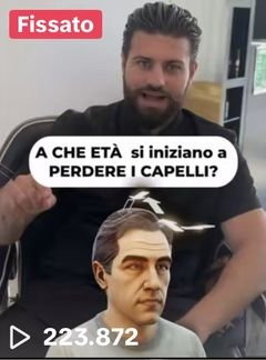 Video TikTok di Golden Razor, barbiere a Cesano Maderno: a che età si iniziano a perdere i capelli?