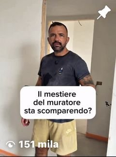 Reel Instagram del Muratore Veneto: il mestiere del muratore sta scomparendo?