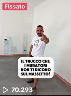 Video TikTok del Muratore Veneto: il trucco che i muratori non ti dicono sul massetto